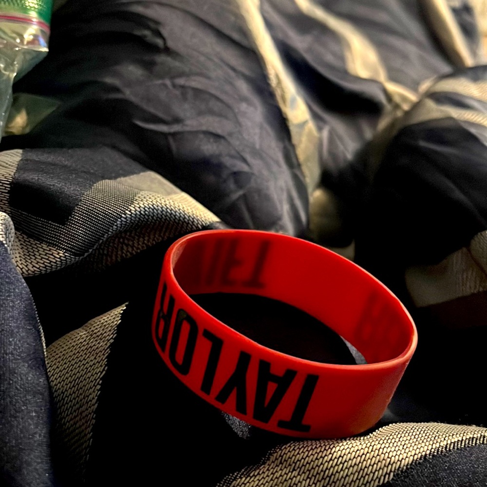 Taylor Swift “Red” bracelet. Used like new!